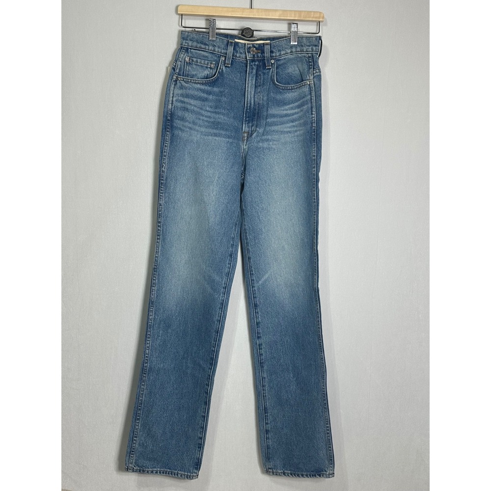 GRLFRND Sara High Rise Straight Leg‎ Jeans Lenox Hill Blue 26 NWT